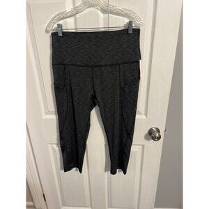 ODODOS High Waisted Cropped Leggings With Pockets SizeXL New With Tag